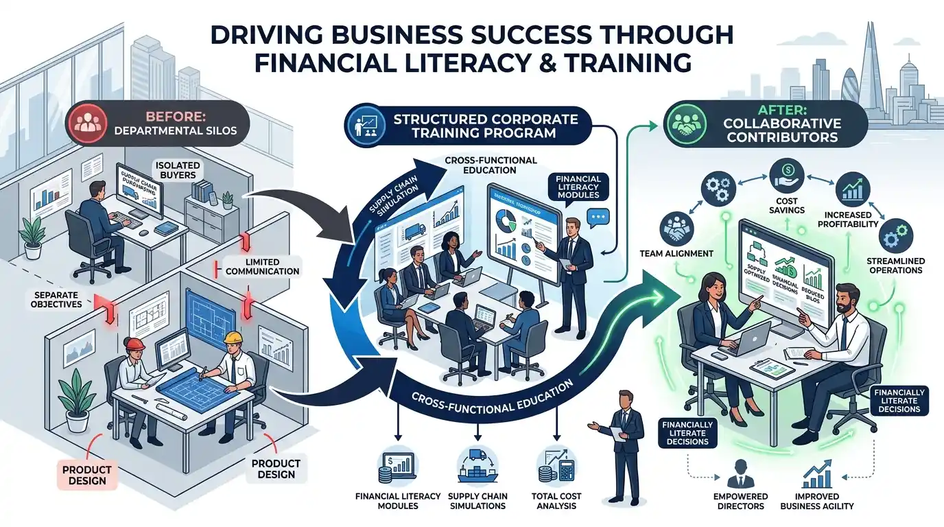 How Can Corporate Training Bridge Skills Gaps Between Procurement, Maintenance, and Finance Teams?