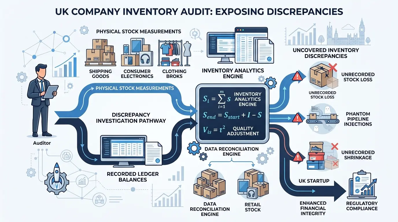 How do auditors identify hidden inventory discrepancies in petroleum supply chains?