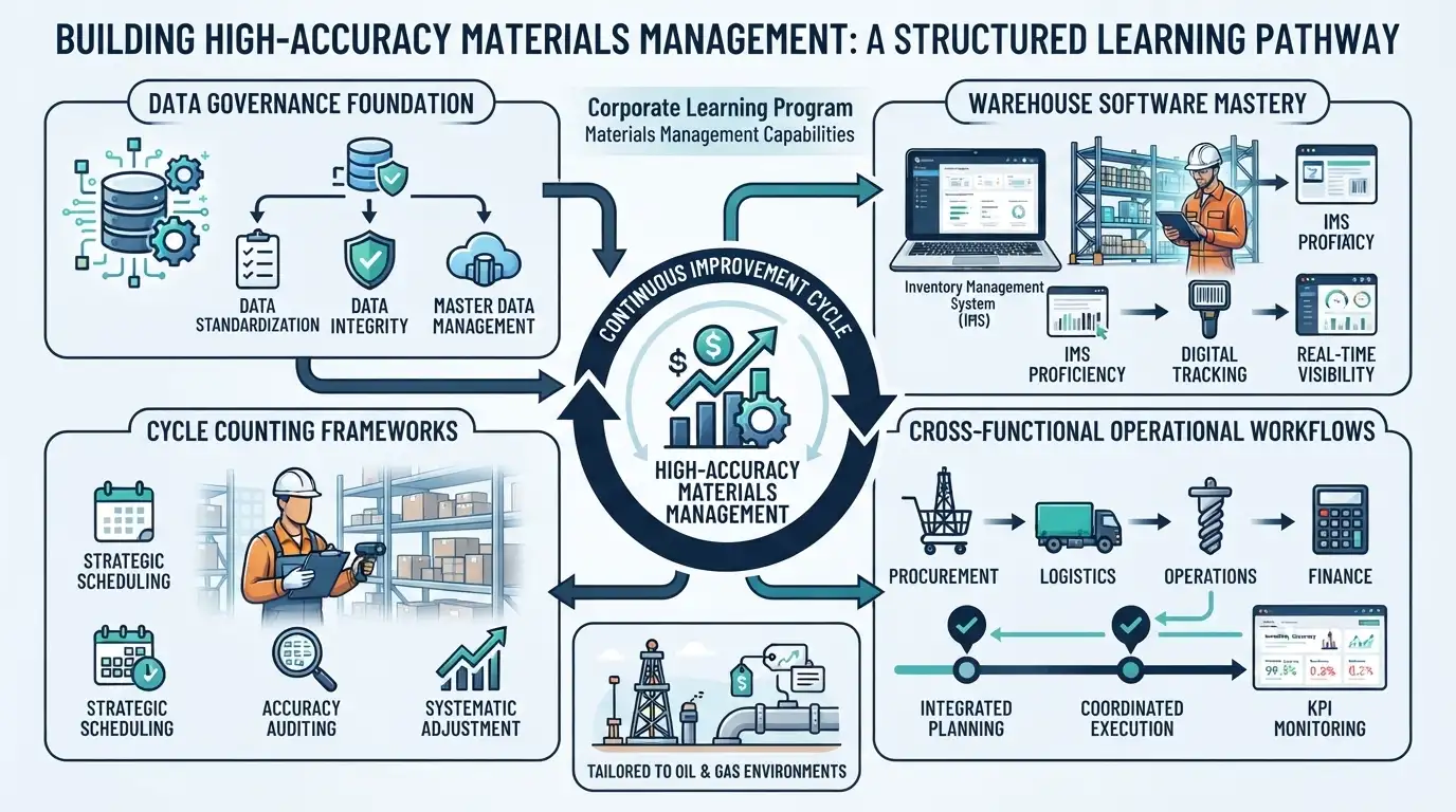 How Do Corporate Learning Programs Build High-Accuracy Materials Management Capability?