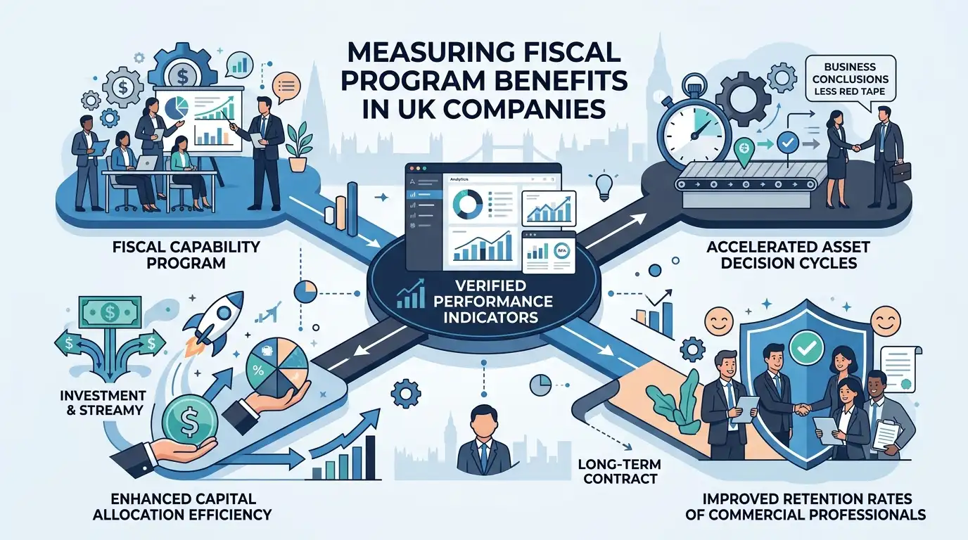 How do organizations measure the operational and financial benefits of targeted fiscal capability programs?